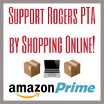 Rogers PTA passive fundraising is online with Amazon Smile. Click image to learn more.