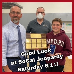 Nate W with Jeopardy Jim and Principal Wood 2022